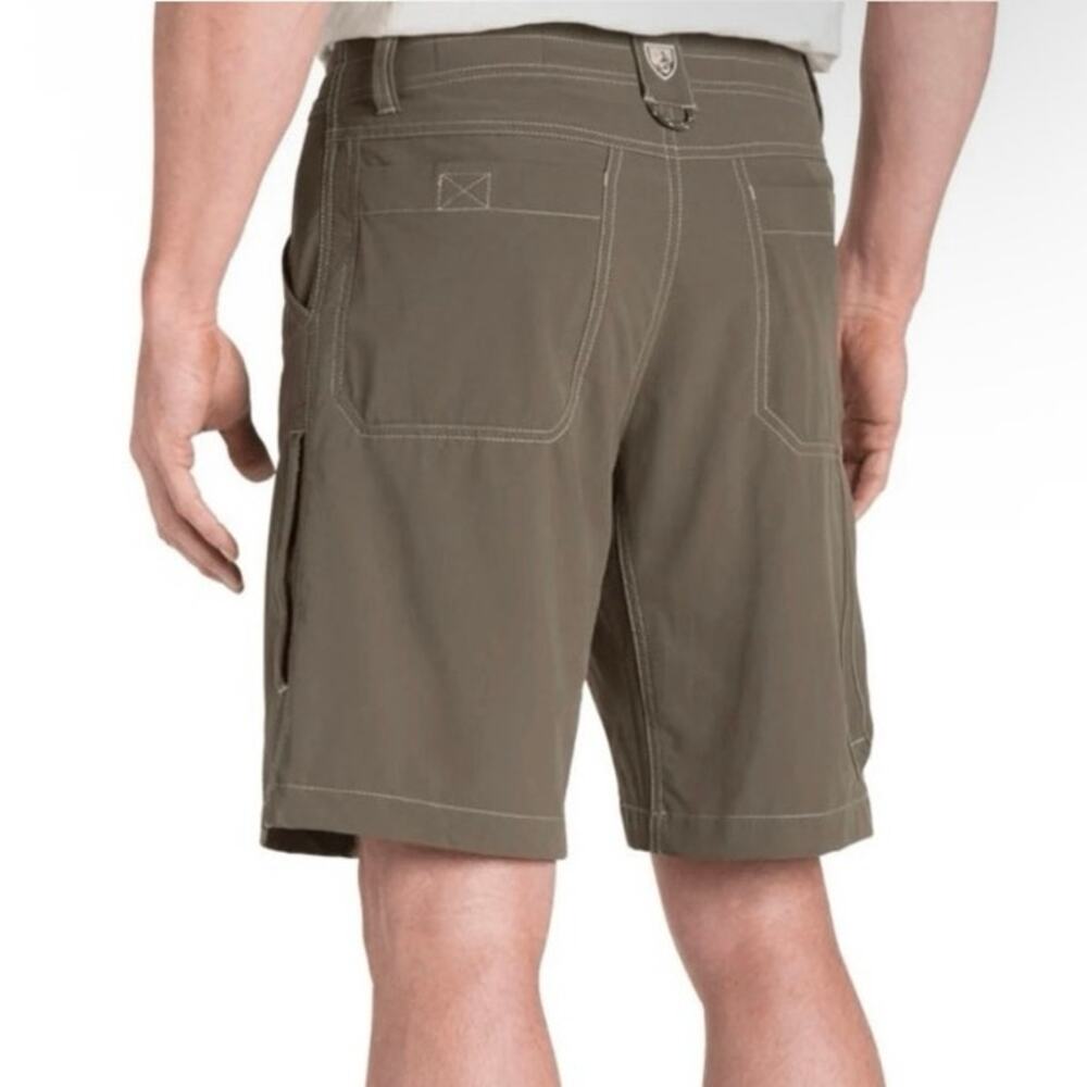 Kuhl Mens 36 x 12” Inseam Renegade Shorts Brown Cargo Nylon Outdoors READ
